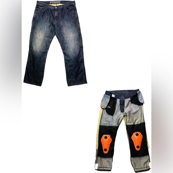 Reax 215 Kevlar Reinforced Motorcycle Riding Jeans 38x29* Aramide w/ 2 D30 Knee